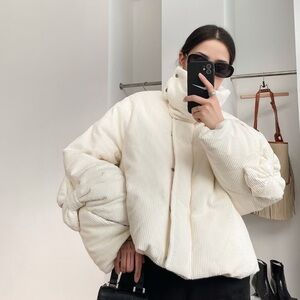 Women's White Puffer Jacket